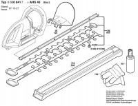 Bosch 0 600 841 703 Ahs 45 Hedge Trimmer 230 V / Eu Spare Parts